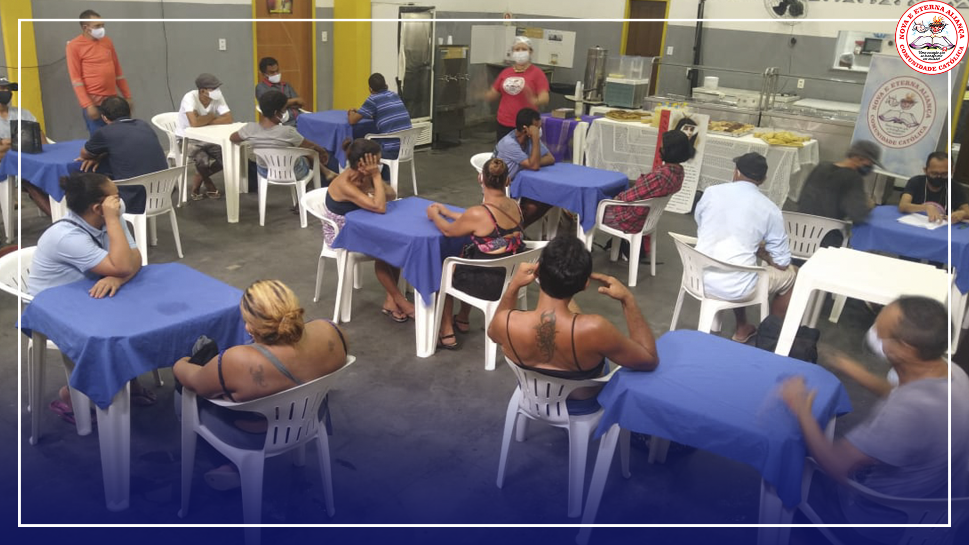 Realizamos um café-da-manhã para meditação da Semana Santa